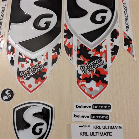 sg krl ultimate edition cricket bat stickers  price