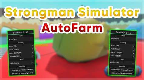 Strongman Simulator Autofarm Strenght Rebirth Script Pastebin Youtube