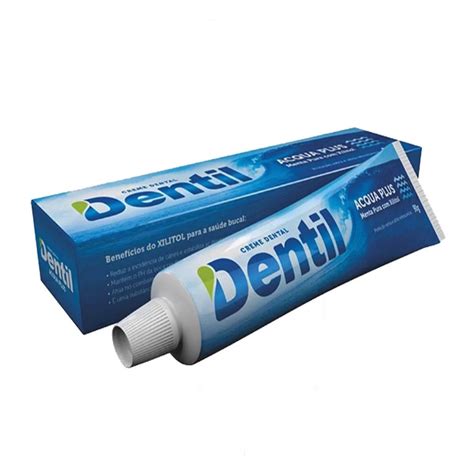 Pasta Dente Sem Fluor - Pasta Dente Natural Sem Flúor Menta Xylitol Dentil Aquaplus | Shopee Brasil