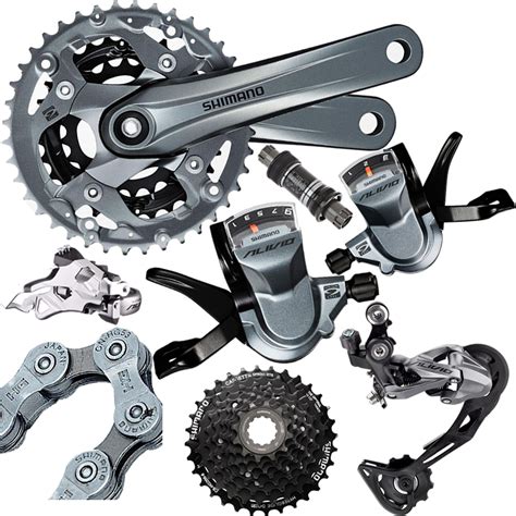 Kit Grupo Shimano Alivio M4000 2015 Relação 27 V - R$ 897,99 em Mercado ...