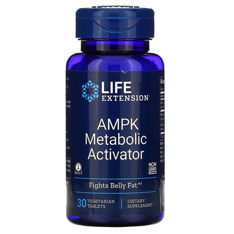 Life Extension AMPK Metabolic Activator, 30 Vegetarian Tablets ...