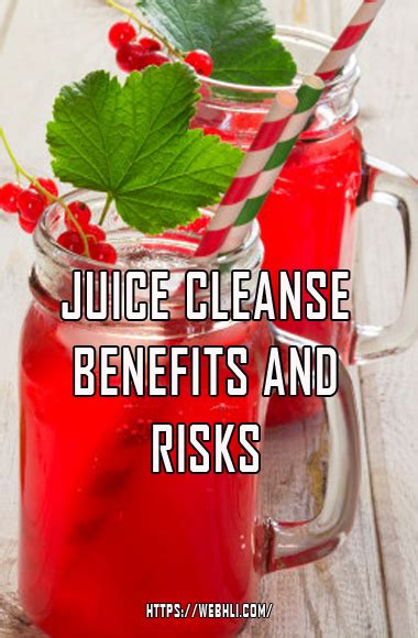 Juice cleanse benefits and risks | Healthy Lifestyle