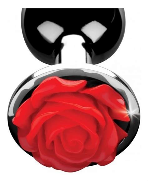 Plug Anal Con Rosa Roja Met Lico Booty Sparks Divino Placer