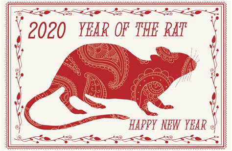 Year Of The Rat Calendar Jacqui Lilllie