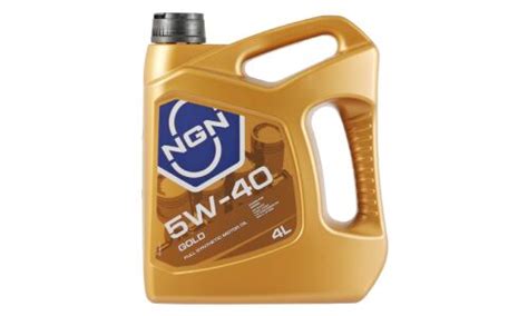 Масло моторное NGN GOLD 5w40 синтетическое, SN/CF, ACEA A3/B4 ...