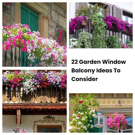 22 Garden Window Balcony Ideas To Consider | SharonSable