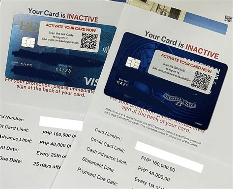 Additional BDO cards (Amex Cashback & Visa Classic) after pre-approved
