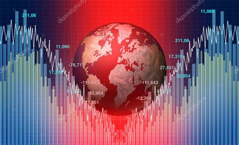 Economía de recesión mundial y declive Crisis empresarial mundial o