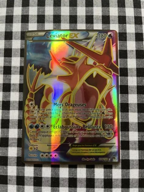 CARTE POKÉMON Léviator EX 114 122 XY Rupture Turbo Française EUR 24