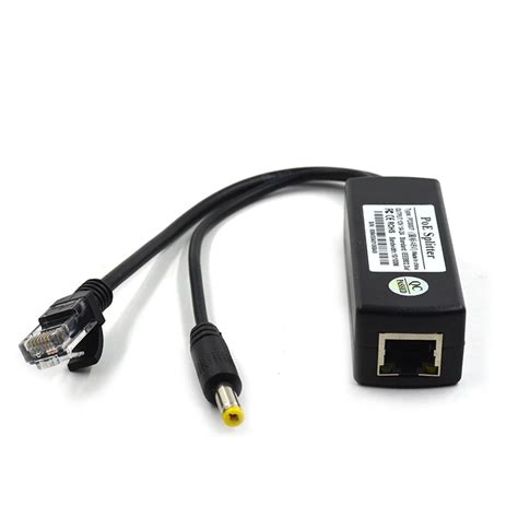 2pcs POE Connector Adapter Cable RJ45 POE Separator Network Power ...