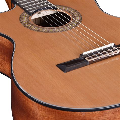 Artist Hg39303ceql Left Hand Classical Guitar Solid Cedar Top Eq