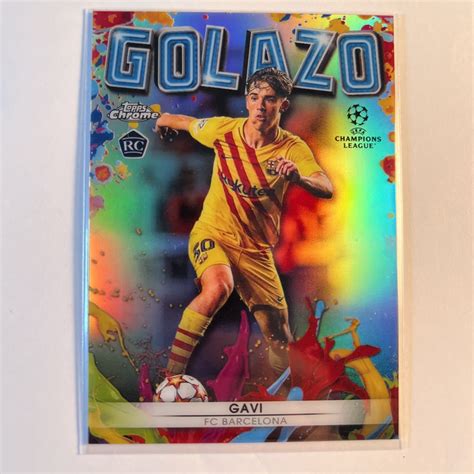 Yahoo オークション 2021 22 Topps Chrome Golazo UEFA Gavi RC ガビ