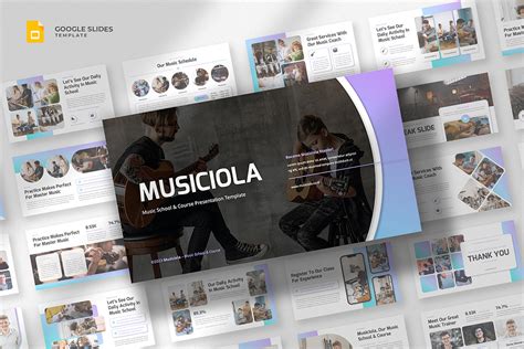 Music School & Course Google Slides Template | Nulivo Market