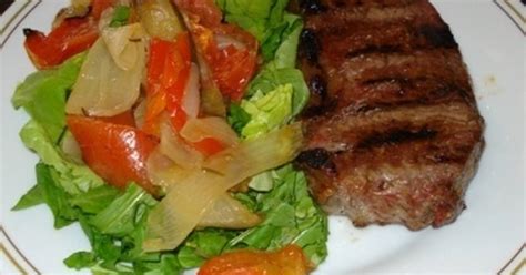 Bife De Chorizo Con Escalibada Receta De Chefmariovillalba Cookpad