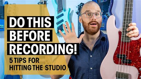 Tips To Prepare For The Studio W Patrickhunter Thomann Youtube