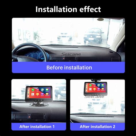 7-дюймовый беспроводной сенсорный монитор Carplay Android Auto