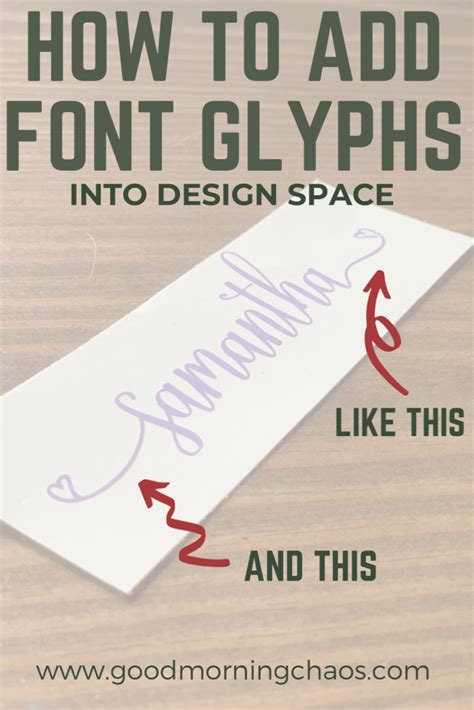 How To Add Glyphs Into Cricut Design Space Using An Iphone Good