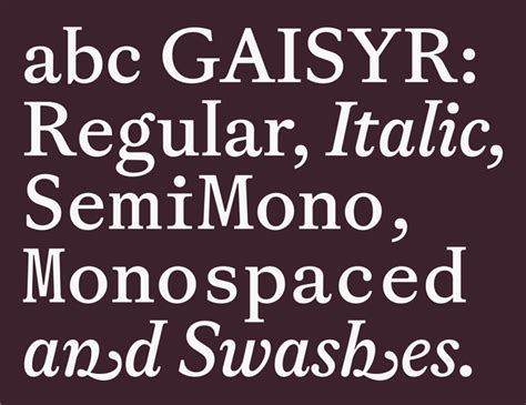 The Dinamo Update New Release Gaisyr Is A Beautiful Typeface With