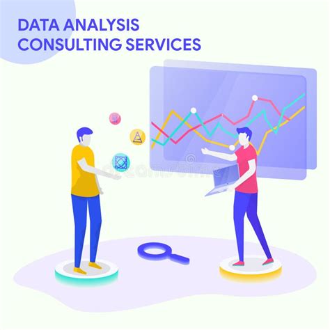 Data Analysis Consulting Services Stock Vector Illustration Of Data