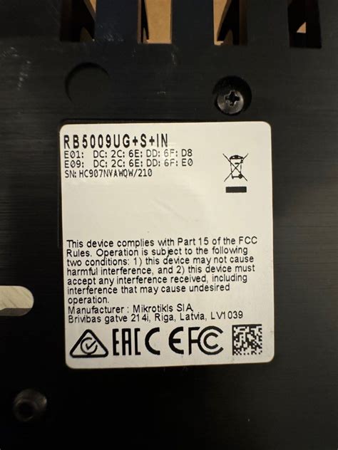 Mikrotik RB5009 with Rackmount Kit, Computers & Tech, Parts ...