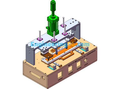 Hot Melt Jig For Top Cover Button Solidworks Mechanical Engineering