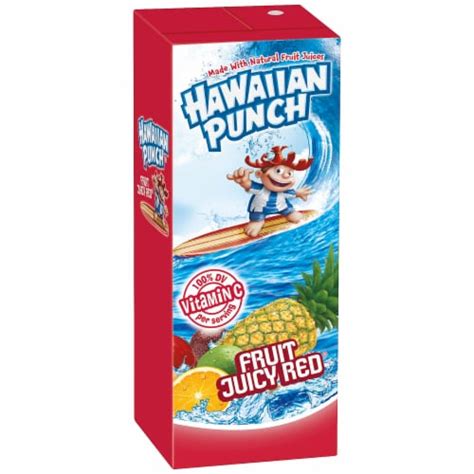 Hawaiian Punch Fruit Juicy Red Juice Boxes 3 Ct 6 75 Fl Oz Kroger