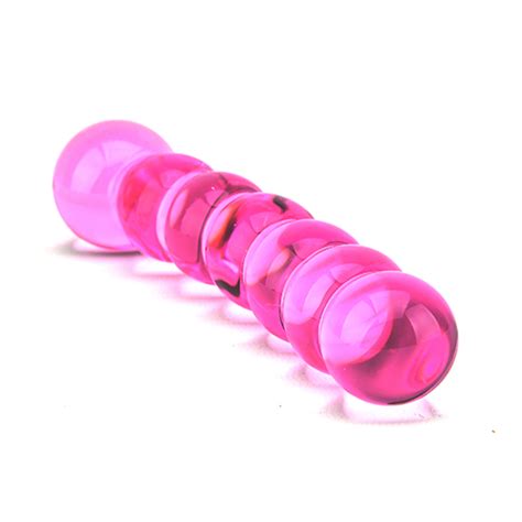 Spectrum Ribbed Glass Dildo AdultsZone