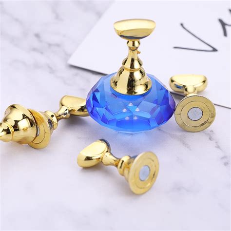 1 набор, магнитный держатель для ногтей, практичный сплав, ложная ...