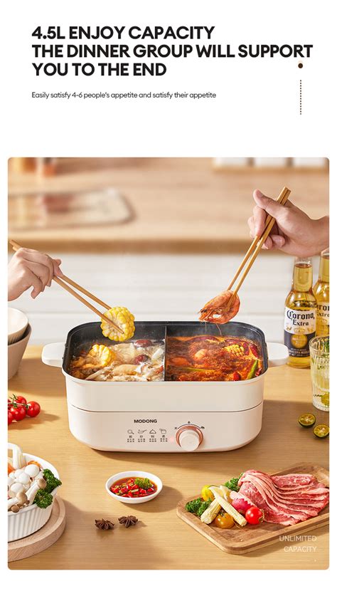 Modong Two Duck Multi Functional Split Type Electric Hot Pot L Shopee Malaysia
