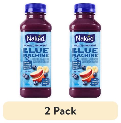 Pack Naked Boosted Smoothie Blue Machine Fl Oz Bottle