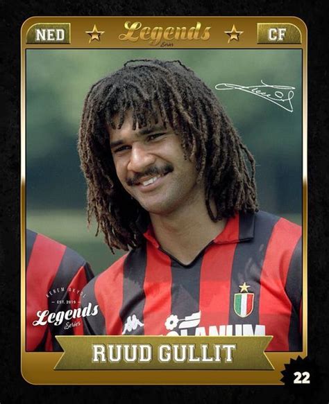 Ruud Gullit Champions League Fifa Trading Cards All Star Chelsea