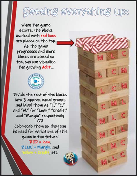 Giant Jenga Stock Market Crash Of 1929 Simulation Game