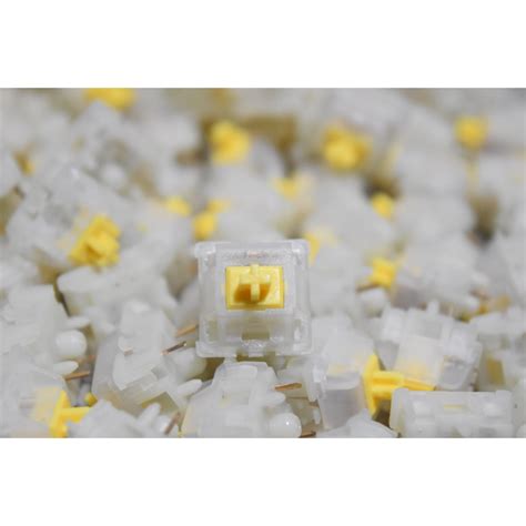 (10ชิ้น/รายการ) Geteron Switch Milky Yellow รุ่นยอดนิยมสาย Linear ห้าม ...