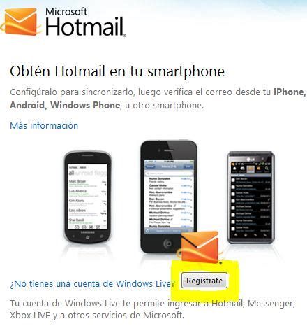 Crear Cuenta de Hotmail 