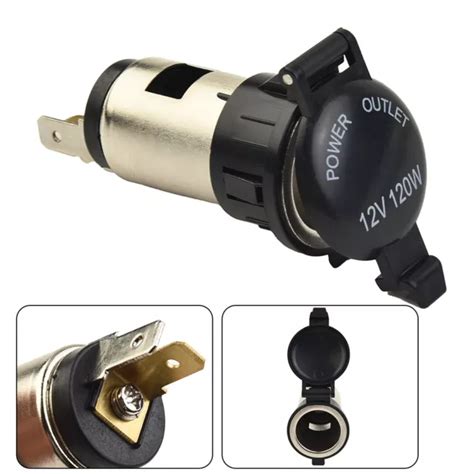 V Waterproof Car Motorcycle Boat Cigarette Lighter Socket Power Plug