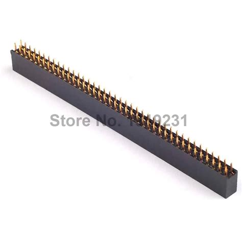 Pcs Pitch Mm X Pin P Female Double Row Pin Header Strip