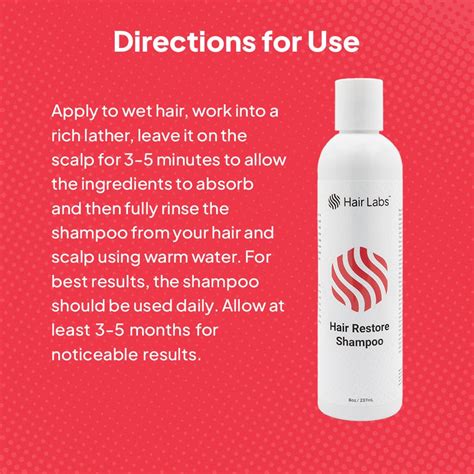 Hair Restore Shampoo For Men And Women Hair Restoration Laboratories Hair Restoration Laboratories