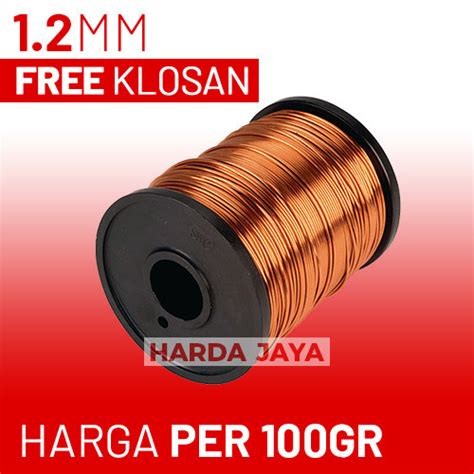 Jual KAWAT EMAIL TEMBAGA 1 2MM KILOAN COPPER WIRE GULUNG DINAMO KG 1