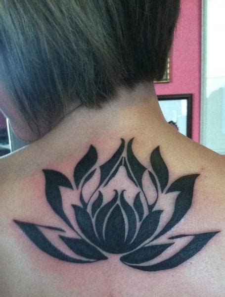 Lotus Flower Tattoo Shoulder Blade