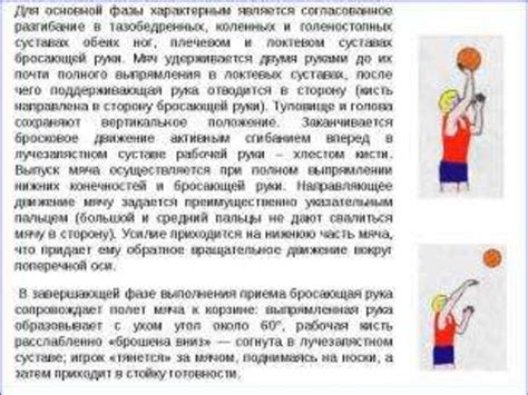 Обучение технике броска в баскетболе - презентация онлайн