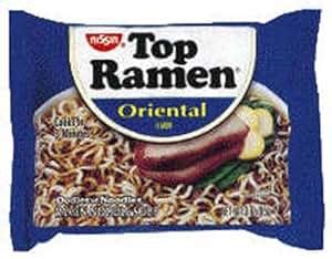 Amazon Nissin Top Ramen Oriental Flavor Ramen Noodle Soup 3 Oz