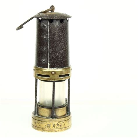 Vintage Teale Mueseler Type Coal Mining Miners Lamp X Ebay