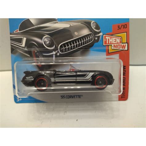 CHEVROLET CORVETTE C CONVERTIBLE THEN AND NOW HOT WHEELS BCN STOCK CARS