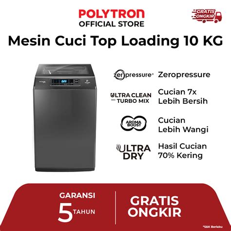 mesin cuci  tabung paw   kg polytron indonesia