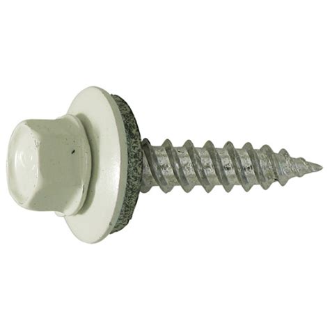 Hex With Neoprene Washer Screws 10 X 1 1 2 Bone 100 Bx 326 940 Réno Dépôt