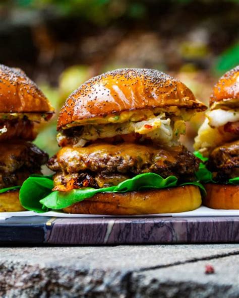 Surf And Turf Butter Burger Over The Fire Cooking