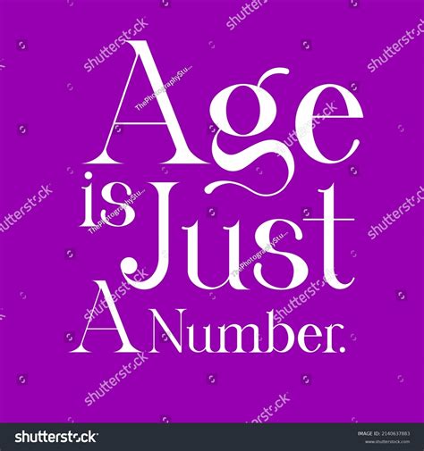 Age Just Number Poster Comic Phrases Stock Illustration 2140637883