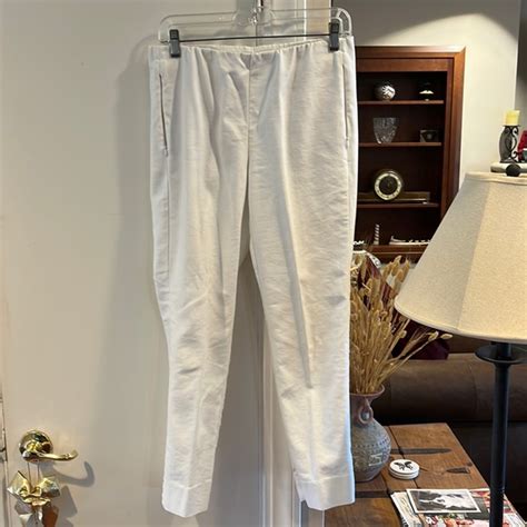 J Jill Pants Jumpsuits J Jill Essential Cotton Stretch Pants In