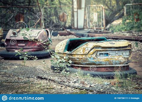 Parc D Attractions Abandonn Dans Pripyat Image Stock Image Du Zone