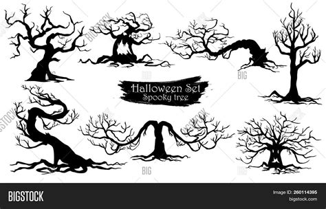 Spooky Trees Vector And Photo Free Trial Bigstock